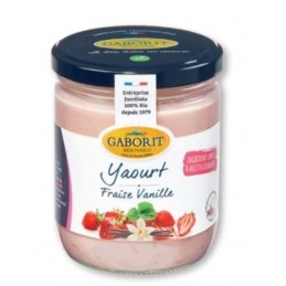Yaourt brasse fraise vanille
